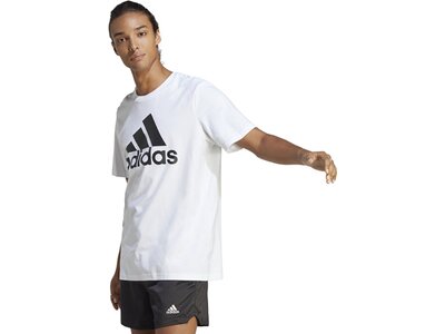 ADIDAS Herren Shirt Essentials Single Jersey Big Logo Grau