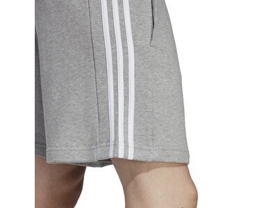 ADIDAS Herren Shorts Essentials French Terry 3-Streifen Grau
