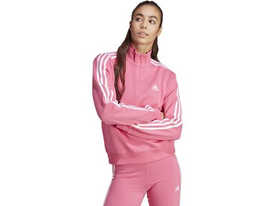 ADIDAS Damen Sweatshirt W 3S FT QZ Pink