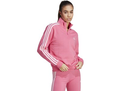 ADIDAS Damen Sweatshirt W 3S FT QZ Pink