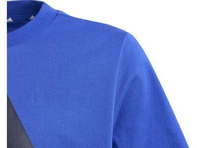 ADIDAS Kinder Shirt Essentials Big Logo Cotton Blau