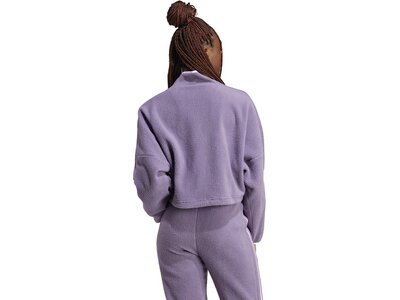 ADIDAS Damen Sweatshirt Tiro Half-Zip Fleece Grau