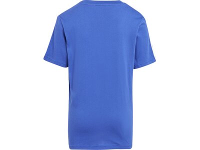 ADIDAS Kinder Shirt Tiberio 3-Streifen Colorblock Cotton Kids Blau