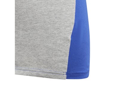 ADIDAS Kinder Shirt Tiberio 3-Streifen Colorblock Cotton Kids Blau