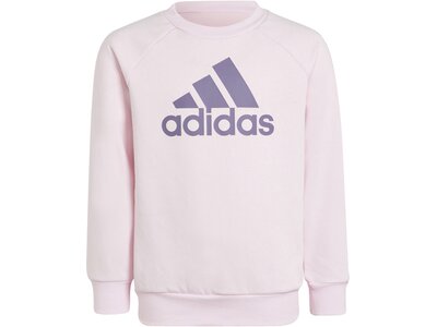 ADIDAS Kinder Sportanzug Essentials Logo Fleece Pink