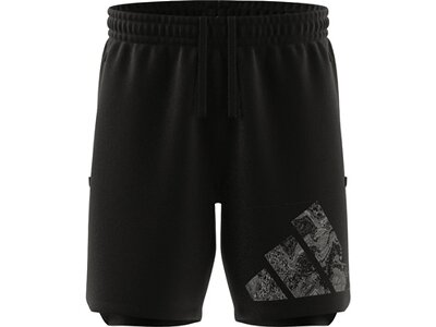 ADIDAS Herren Shorts Workout Logo Knit (Länge 7 Zoll) Schwarz
