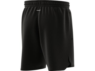 ADIDAS Herren Shorts Workout Logo Knit (Länge 7 Zoll) Schwarz