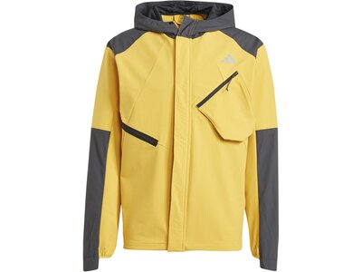 ADIDAS Herren Jacke Ultimate Running Conquer the Elements COLD.RDY Gelb