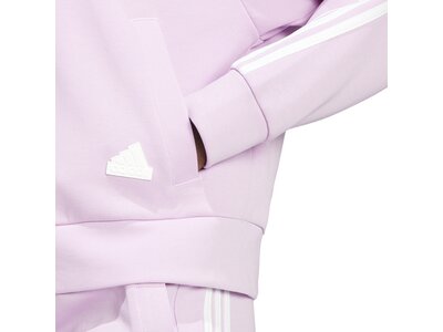 ADIDAS Damen Kapuzensweat Future Icons 3-Streifen pink