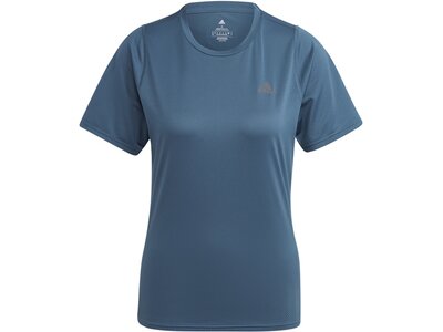 ADIDAS Damen T-Shirt Run Icons Running Blau