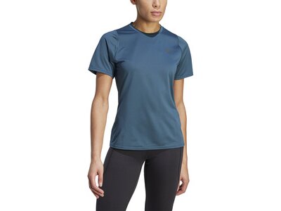 ADIDAS Damen T-Shirt Run Icons Running Blau