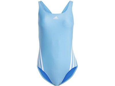 ADIDAS Damen Badeanzug 3-Streifen Blau