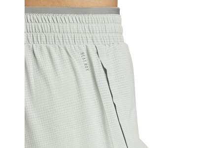 ADIDAS Damen Shorts HIIT HEAT.RDY Two-in-One Silber