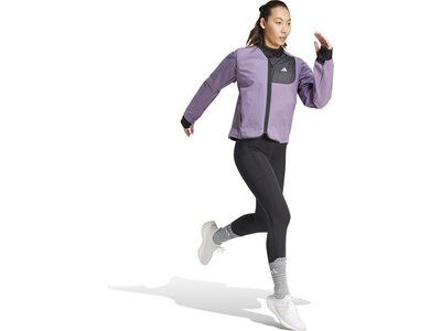 ADIDAS Damen Jacke Ultimate Running Conquer the Elements COLD.RDY Lila