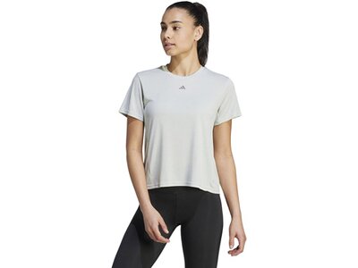 ADIDAS Damen Shirt HIIT HEAT.RDY Sweat-Conceal Training Grau