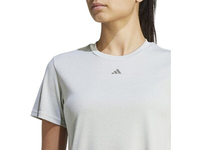 ADIDAS Damen Shirt HIIT HEAT.RDY Sweat-Conceal Training Grau
