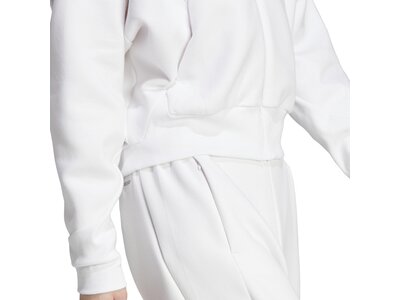 ADIDAS Damen Kapuzensweat adidas Z.N.E. Zip (normal & lang) Weiß