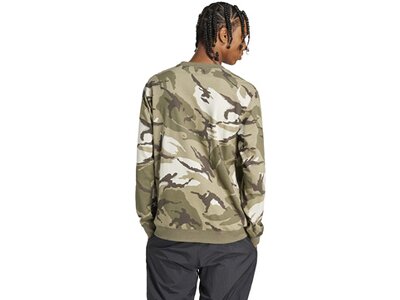 ADIDAS Herren Sweatshirt Seasonal Essentials Camouflage Braun