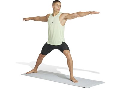ADIDAS Herren Shirt Yoga Training Grau