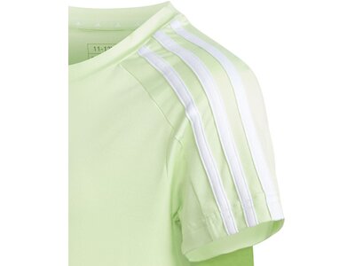 ADIDAS Kinder Shirt Train Essentials AEROREADY 3-Streifen Slim-Fit Training Grau