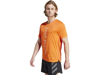 ADIDAS Herren T-Shirt TERREX Agravic Trail Running Orange