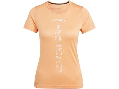 ADIDAS Damen T-Shirt TERREX Agravic Trail Running Pink