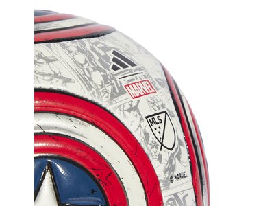 ADIDAS Ball Marvel MLS Captain America Grau