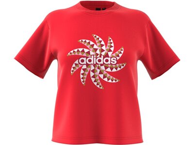 ADIDAS Damen Shirt adidas x FARM Rio Graphic Rot