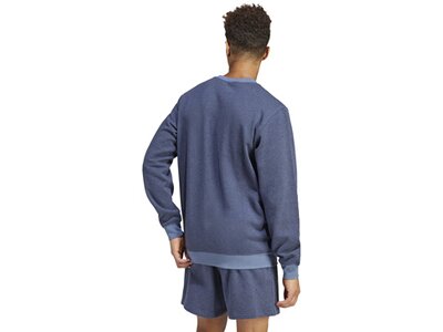 ADIDAS Herren Sweatshirt Seasonal Essentials Mélange (normal & lang) Blau