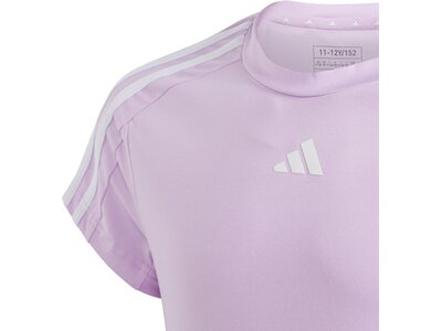 ADIDAS Kinder Shirt Train Essentials AEROREADY 3-Streifen Slim-Fit Training Pink