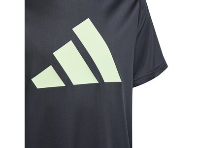 ADIDAS Kinder Shirt Train Essentials AEROREADY Logo Regular-Fit Grau