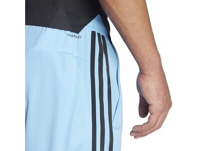 ADIDAS Herren Shorts Train Essentials Piqué 3-Streifen Blau