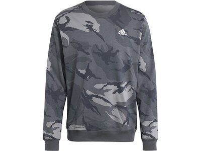 ADIDAS Herren Sweatshirt Seasonal Essentials Camouflage Grau