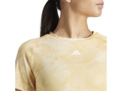 ADIDAS Damen Shirt Train Essentials AOP Flower Tie-Dye Braun