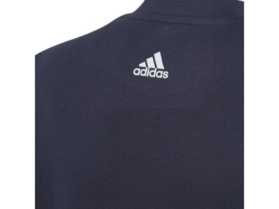 ADIDAS Kinder Shirt Essentials Two-Color Big Logo Cotton Grau