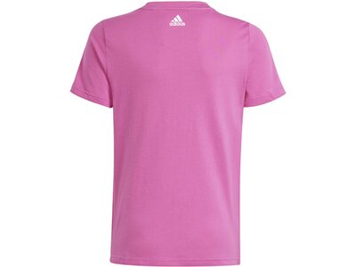 ADIDAS Kinder Shirt Essentials Linear Logo Cotton Slim Fit Pink