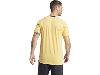 ADIDAS Herren Shirt Designed for Training Workout Braun