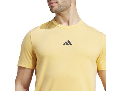 ADIDAS Herren Shirt Designed for Training Workout Braun