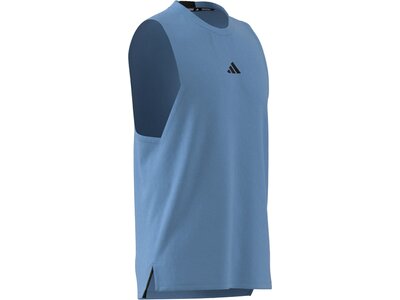 ADIDAS Herren Shirt Designed for Training Workout Blau