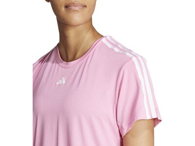 ADIDAS Damen Shirt AEROREADY Train Essentials 3-Streifen Pink