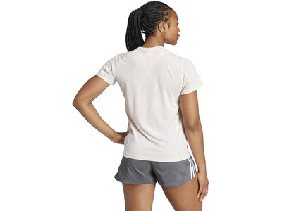 ADIDAS Damen Shirt Train Essentials Big Performance Logo Training Weiß