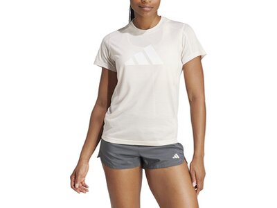 ADIDAS Damen Shirt Train Essentials Big Performance Logo Training Weiß
