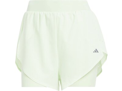 ADIDAS Damen Shorts Designed for Training HEAT.RDY HIIT 2-in-1 Grau