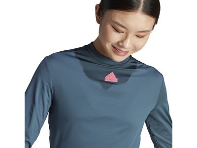 ADIDAS Damen Hemd Future Icons 3-Streifen Blau