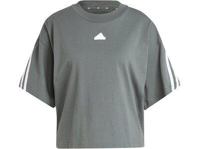 ADIDAS Damen Shirt Future Icons 3-Streifen Grau