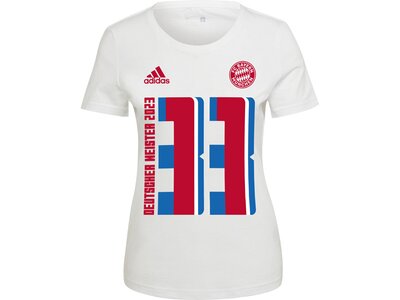 ADIDAS Damen Fanshirt FC Bayern München Meister Pink