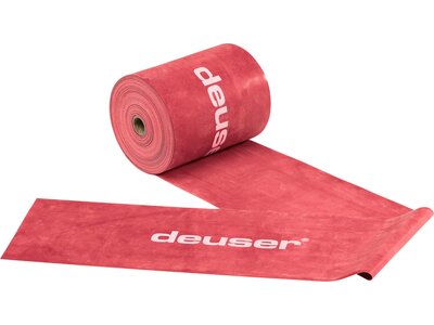 DEUSER Physio Band 150 - 25,00 m rot/extra stark rot