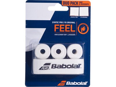 BABOLAT Griffband-Pack Syntec Pro + VS Original Weiß