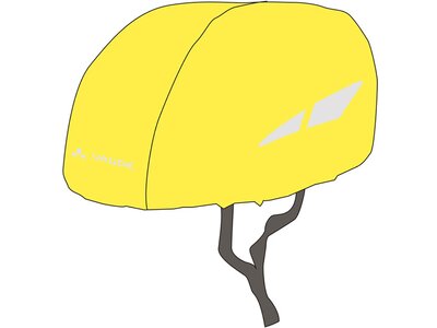 VAUDE Kinder Helm Regenschutz Gelb