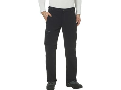 VAUDE Herren Wanderhose / Trekkinghose / Zipp-Off-Hose "Farley Stretch T-Zip Pants II" Schwarz